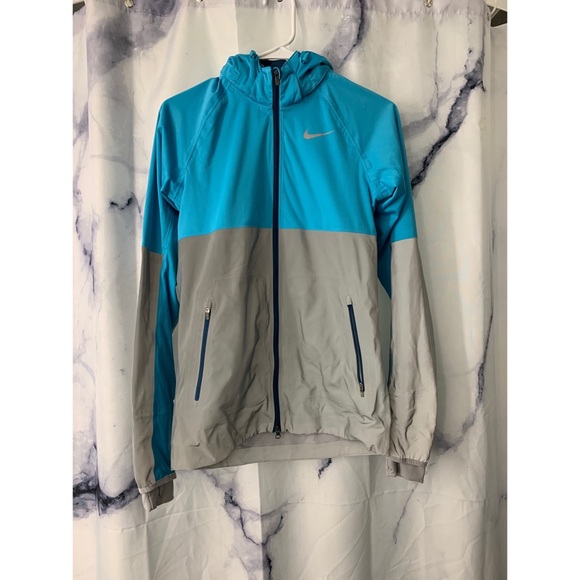 nike shield flash running jacket